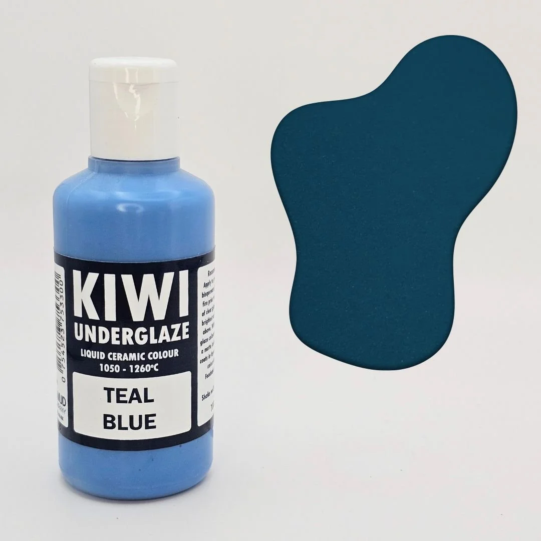 Kiwi Underglaze- Teal Blue