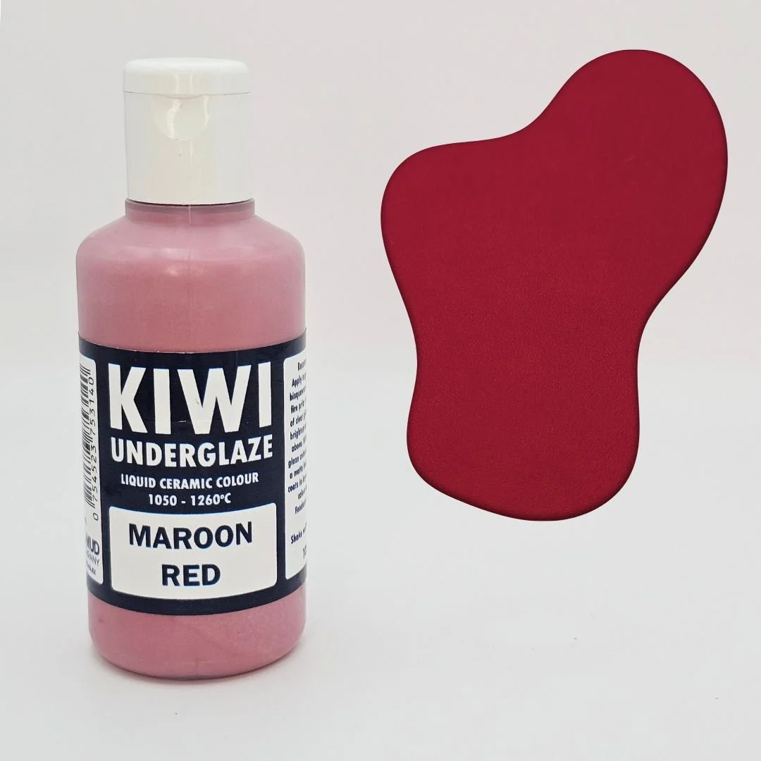 Kiwi Underglaze- Maroon Red