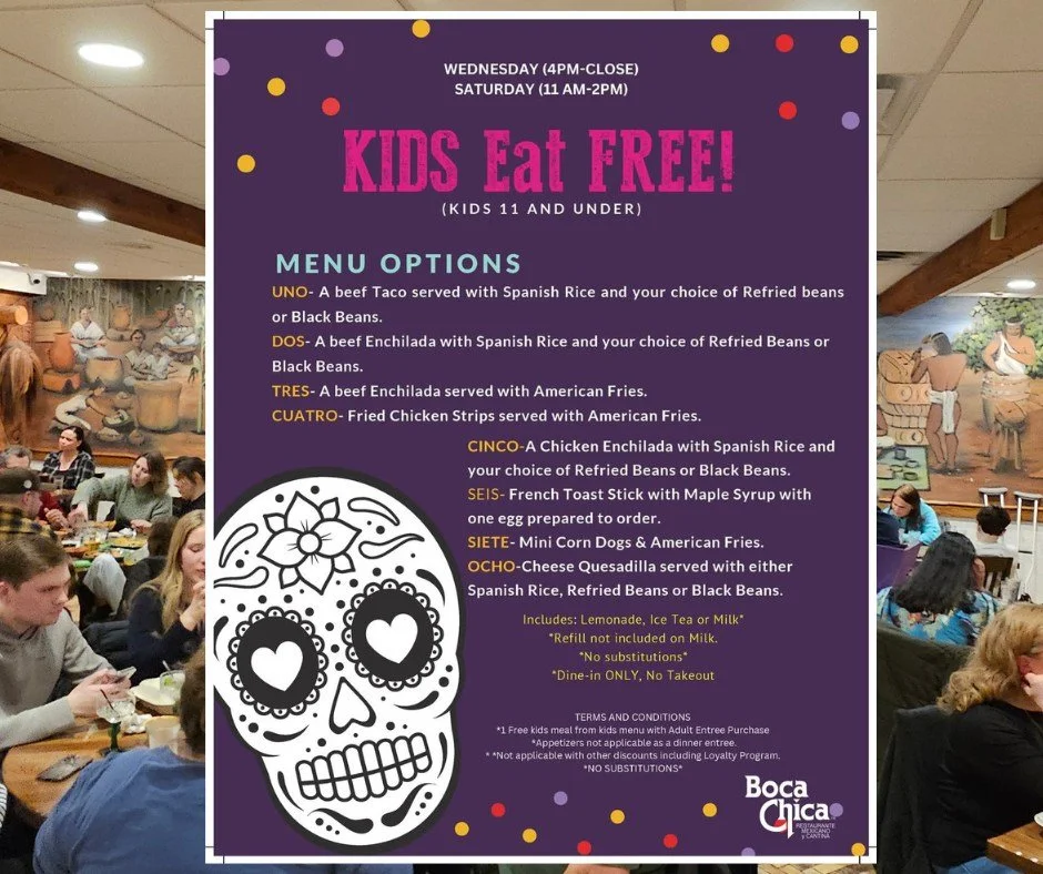 It's only Wednesday, but we know how long the weeks can seem... So bring the kids in and we'll cook dinner ;) 

#kidseatfreetoday #mexicanfoodlover #mysaintpaul
