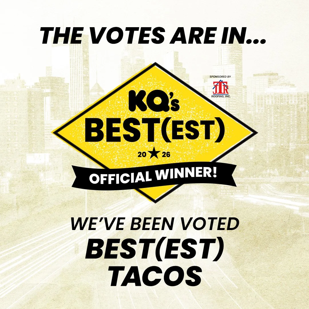 Thank you all for nominating and voting for us as the @92kqrs BEST(EST)Tacos 2026! 

#bestesttacos #besttacosintown #twincitiesfoodie