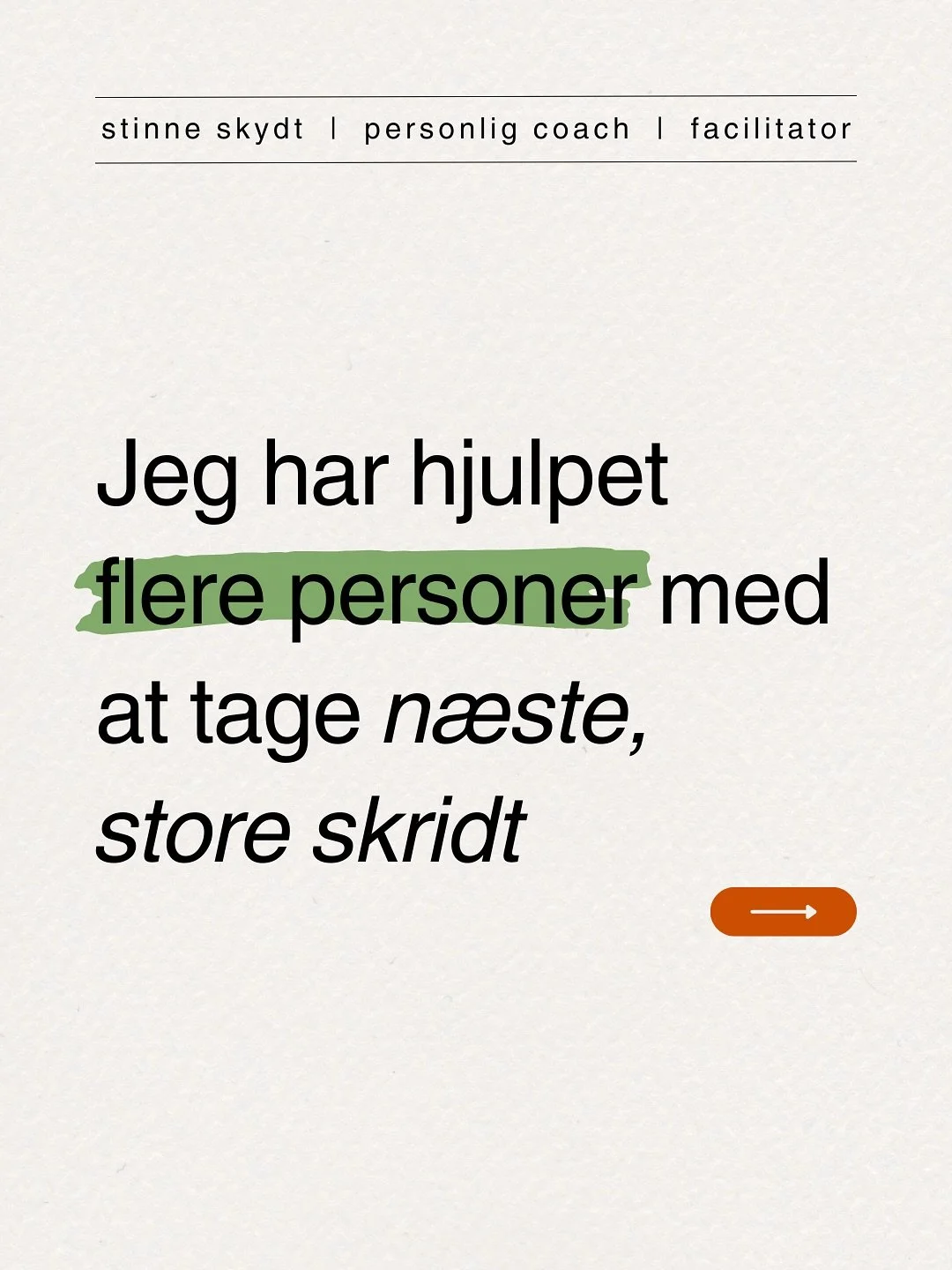 Skal jeg ogs&aring; hj&aelig;lpe dig?
📩 Book din GRATIS afklarende samtale p&aring; min hjemmeside: www.stinneskydt.dk