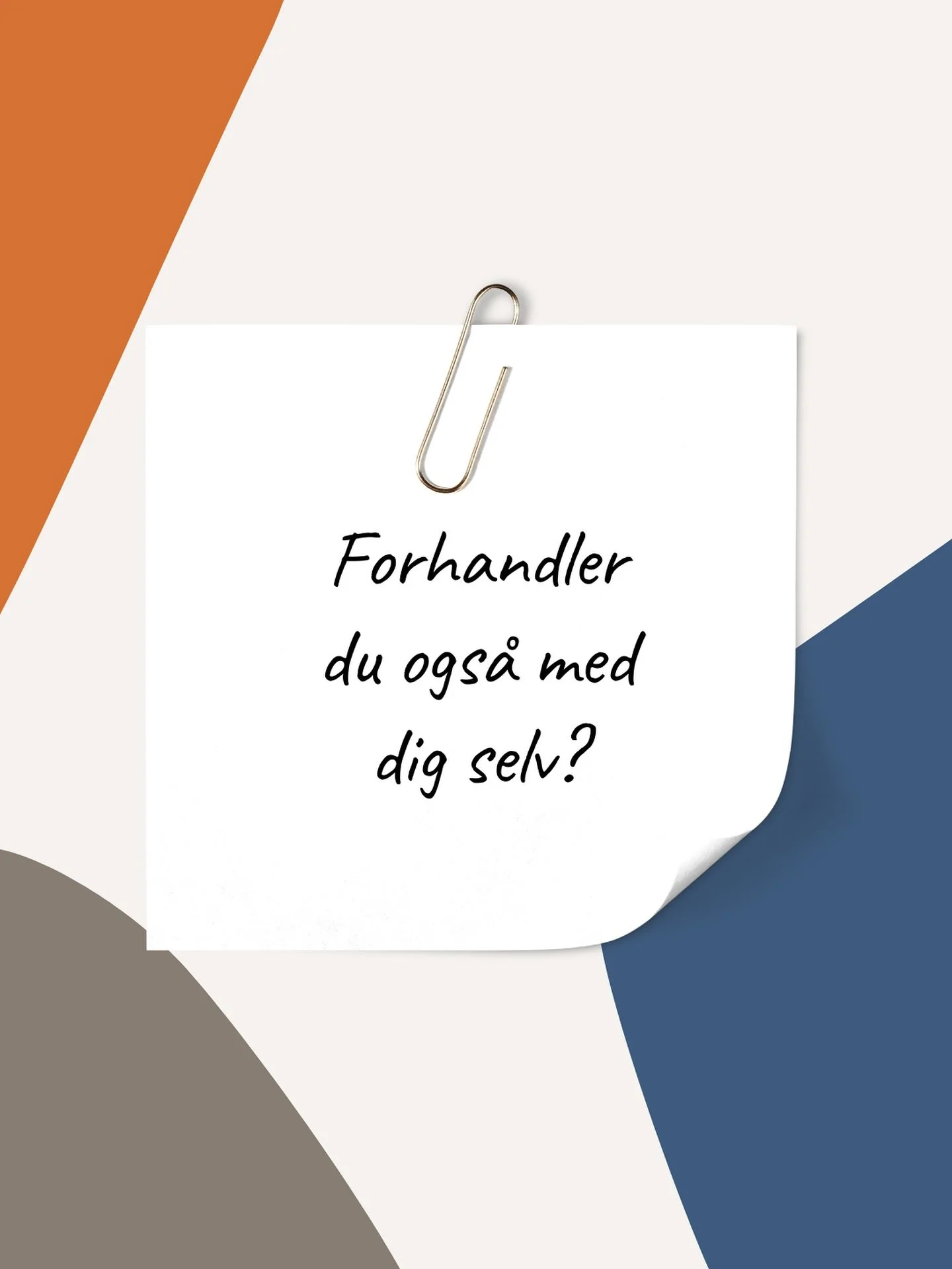 😵&zwj;💫 Forhandler du ogs&aring; med dig selv?

Bare rolig. Den f&aelig;lde falder jeg ogs&aring; i!

Jeg synes jo selvf&oslash;lgelig, at aftalen g&aelig;lder &ndash; bare ikke lige NU. Det kan v&aelig;re, fordi jeg er tr&aelig;t, har haft en hekt