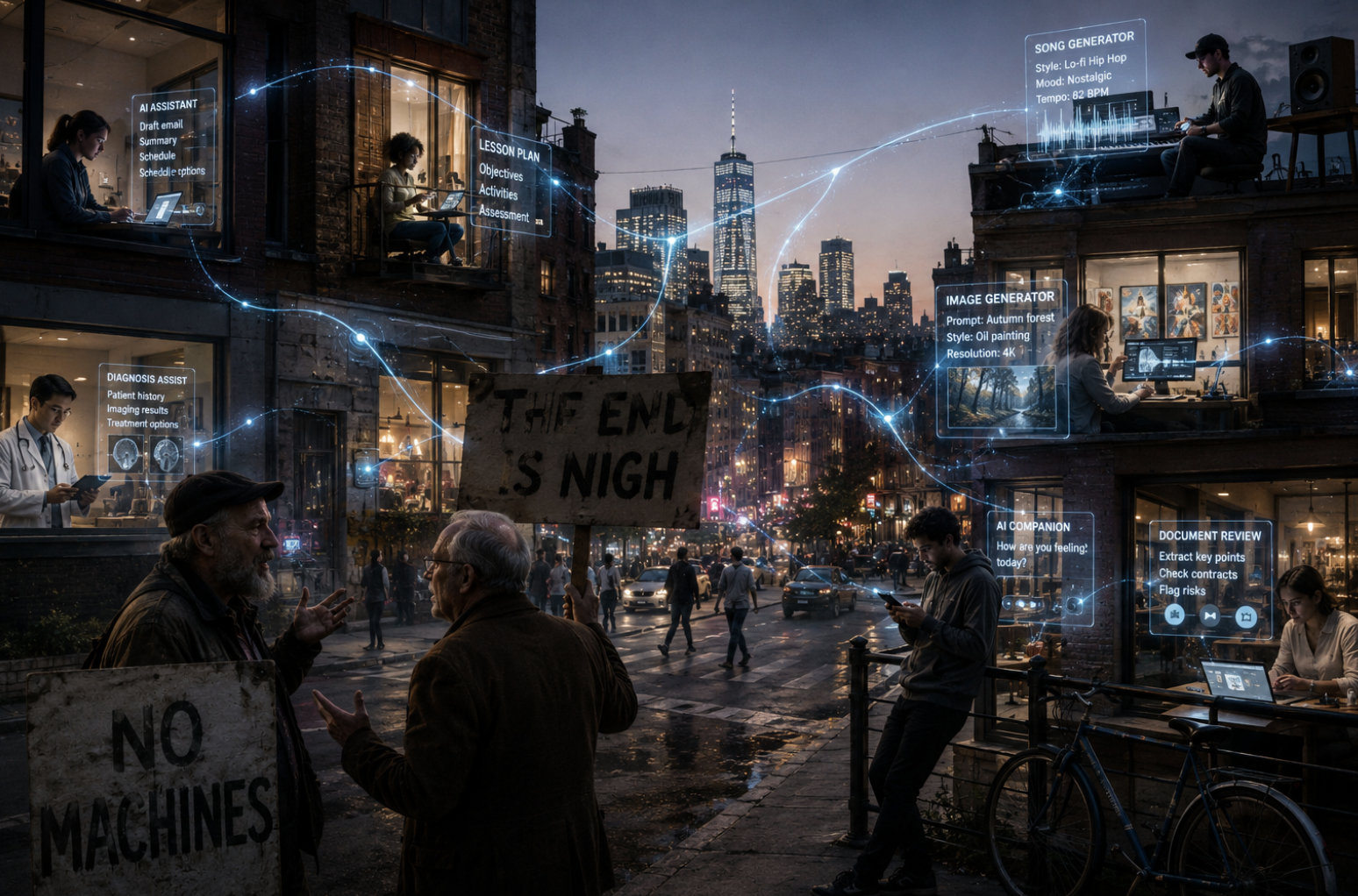 The Technostines Are Coming:AI doomers, digital philistines, and the future that refuses to ask permission