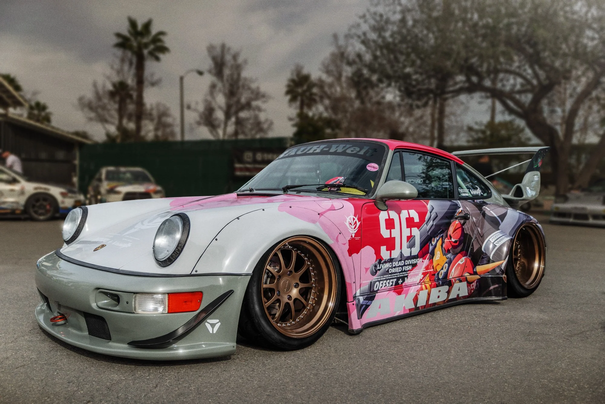 Front corner view of the Zaku RWB