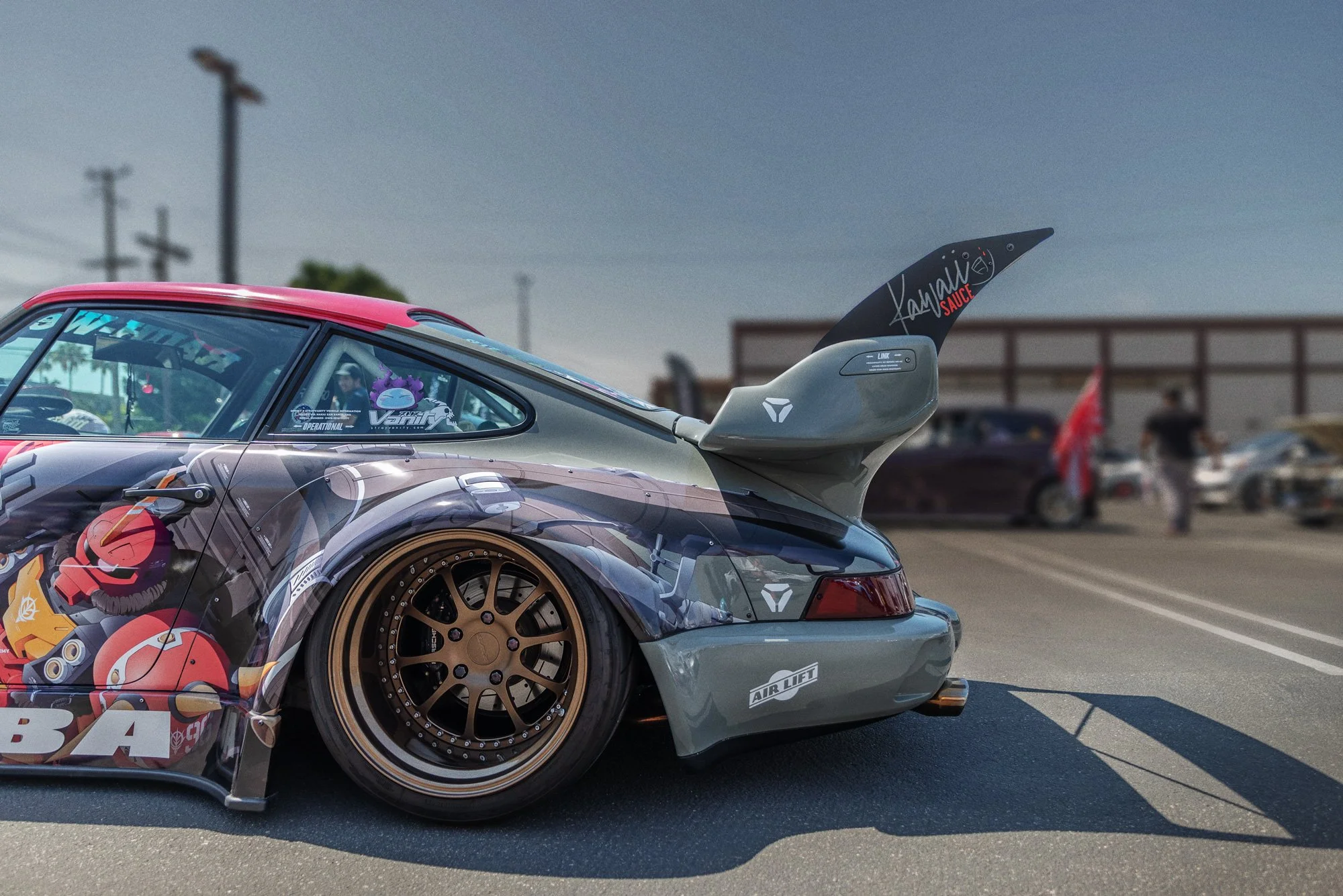 Rear end of the Zaku RWB