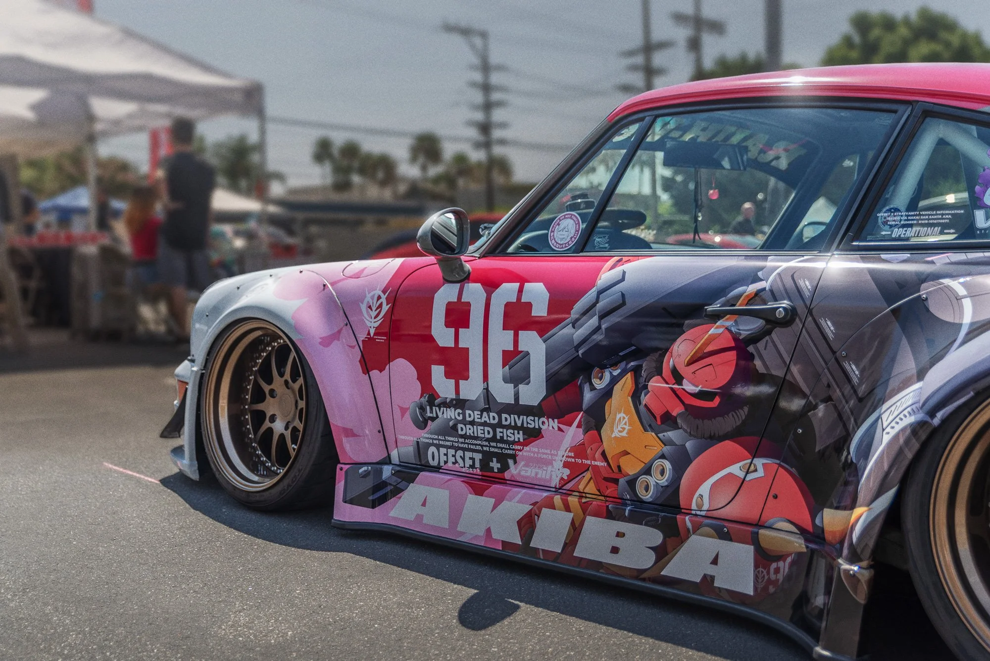 Front side view of the Zaku RWB
