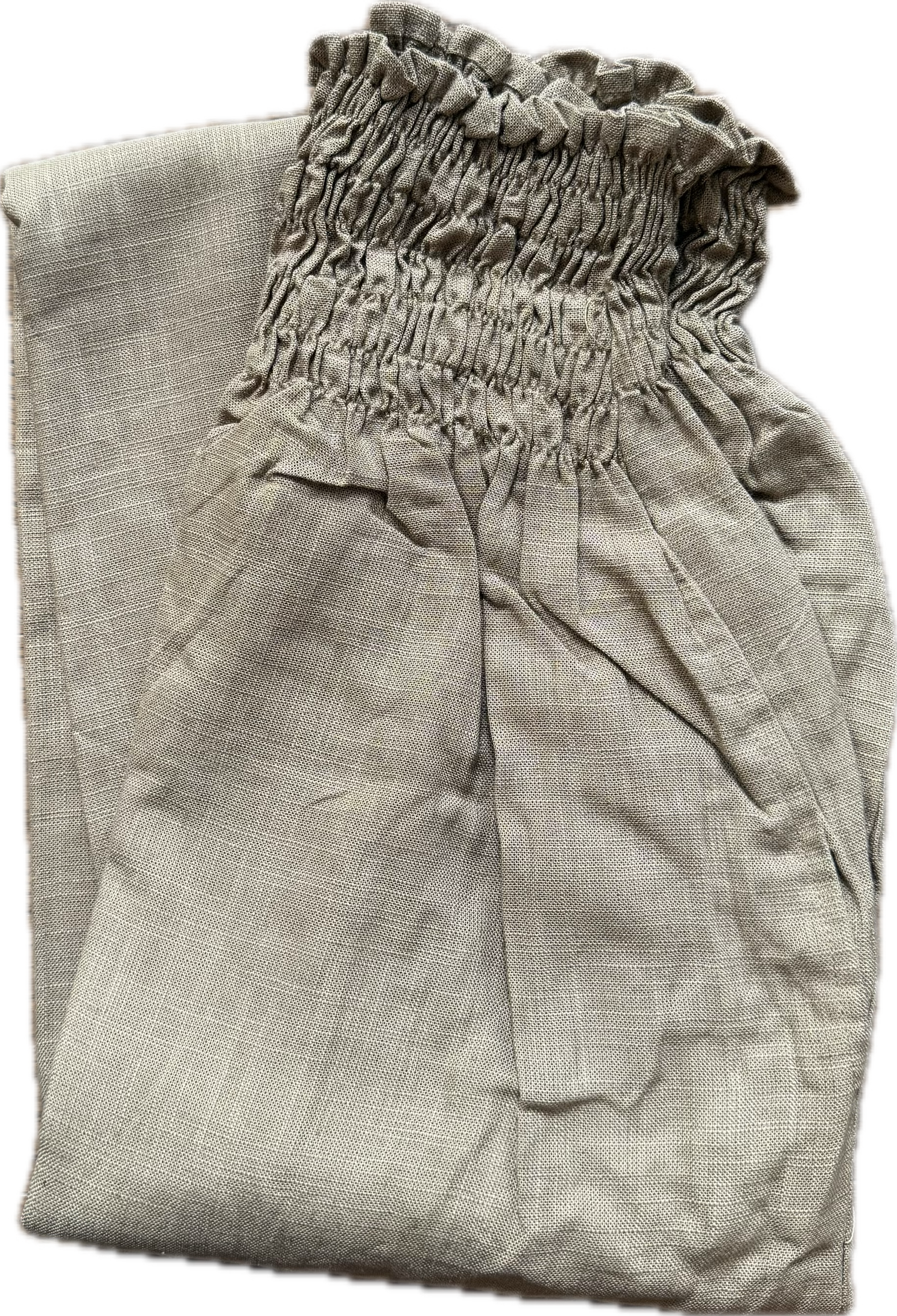 Tan Linen Pant