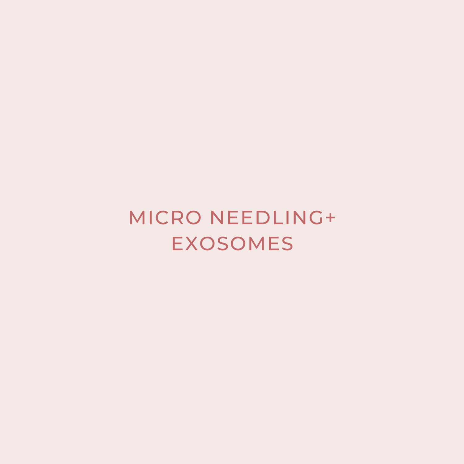 Micro-Needling + Exosomes
