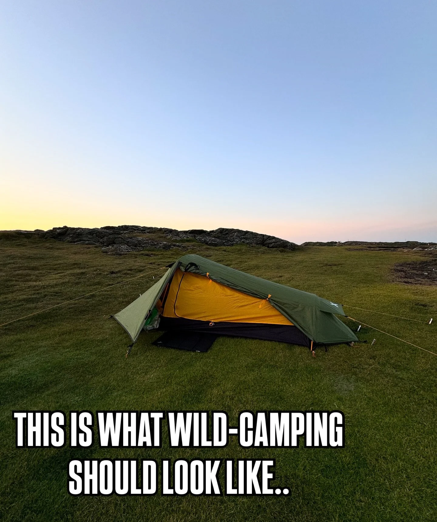 With the rise in wild-campers, I thought it&rsquo;d be a good time to highlight the Do&rsquo;s/Don&rsquo;t to ensure you have a great time, without ruining it for everyone else.. 🏕️🌳

- Aim to camp in small groups, ideally &gt;3. If there&rsquo;s m