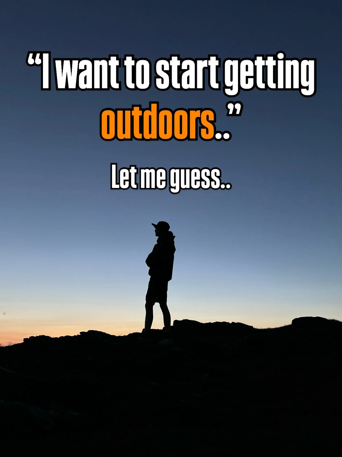 &ldquo;What if&rdquo; can stop and dreams in their tracks.. 

Here&rsquo;s why you need to stop worrying about things out of your control and just get it done! 

Take lunch, wrap up + leave no trace. 

#outdoors #getoutside #nature #motivation #menta