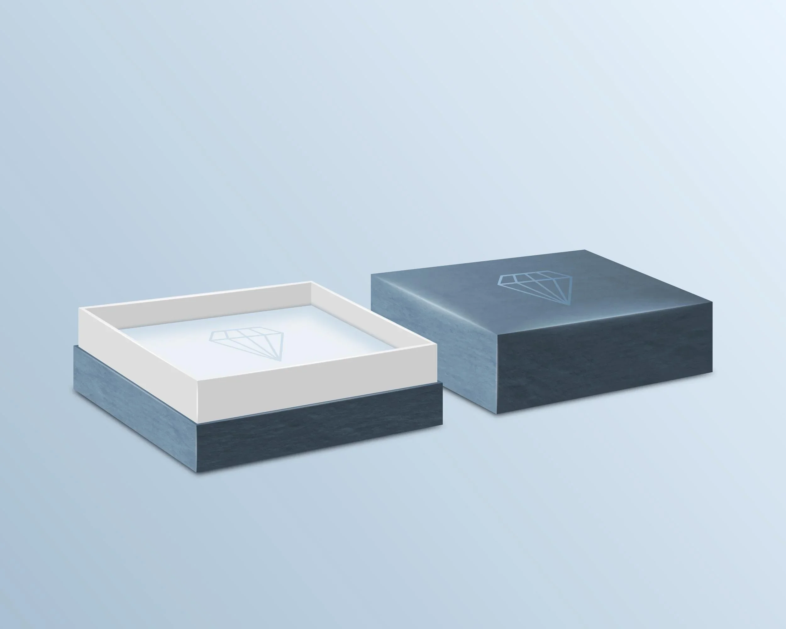 Sustainable, eco-friendly lift off lid  box