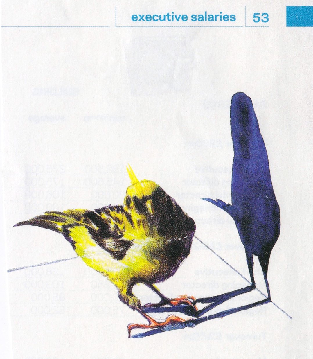 for Building Magazine
Illustration 'executive salaries'