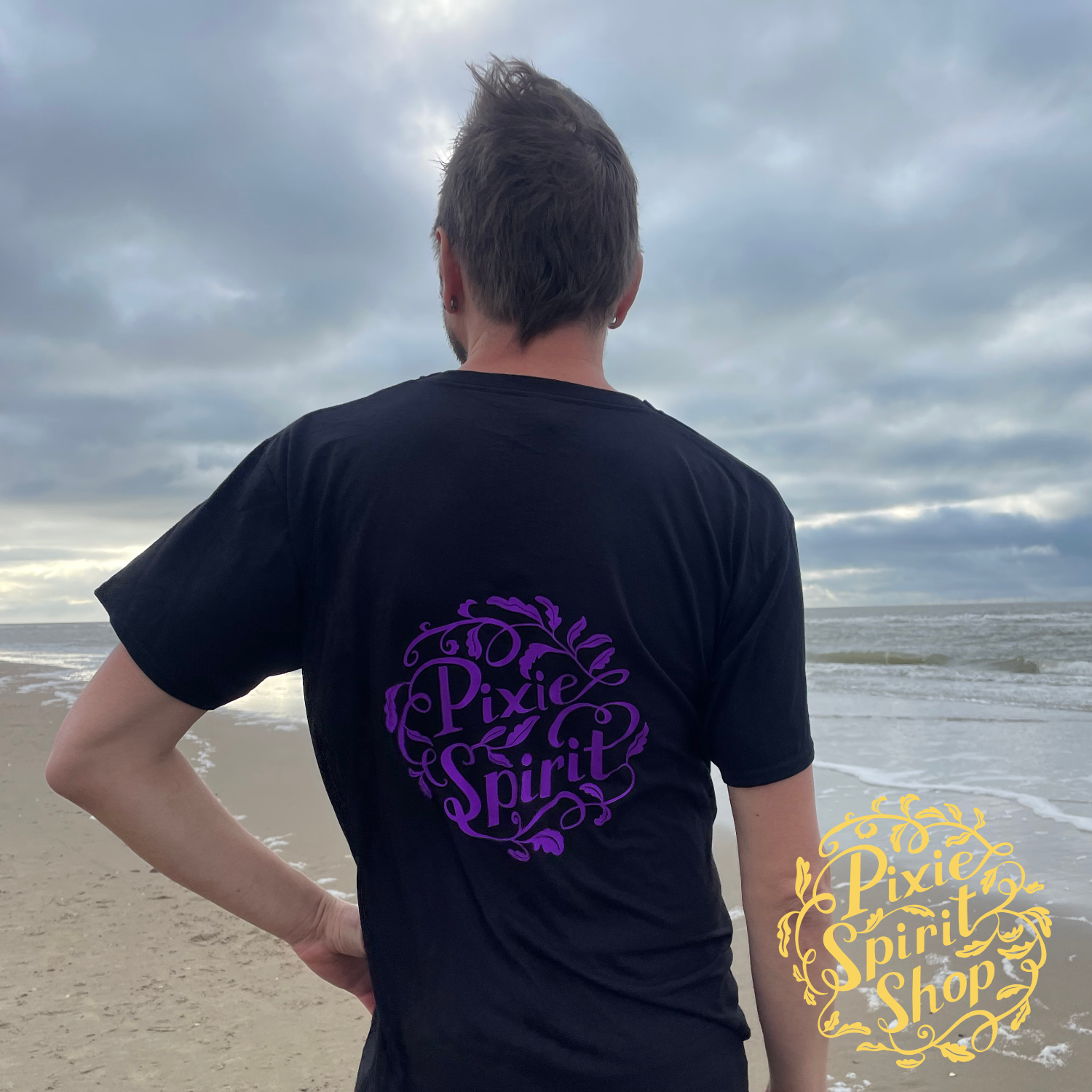 Copyright-Pixie-spirit-shop-T-shirt-men-Logo-back-purple-back.png
