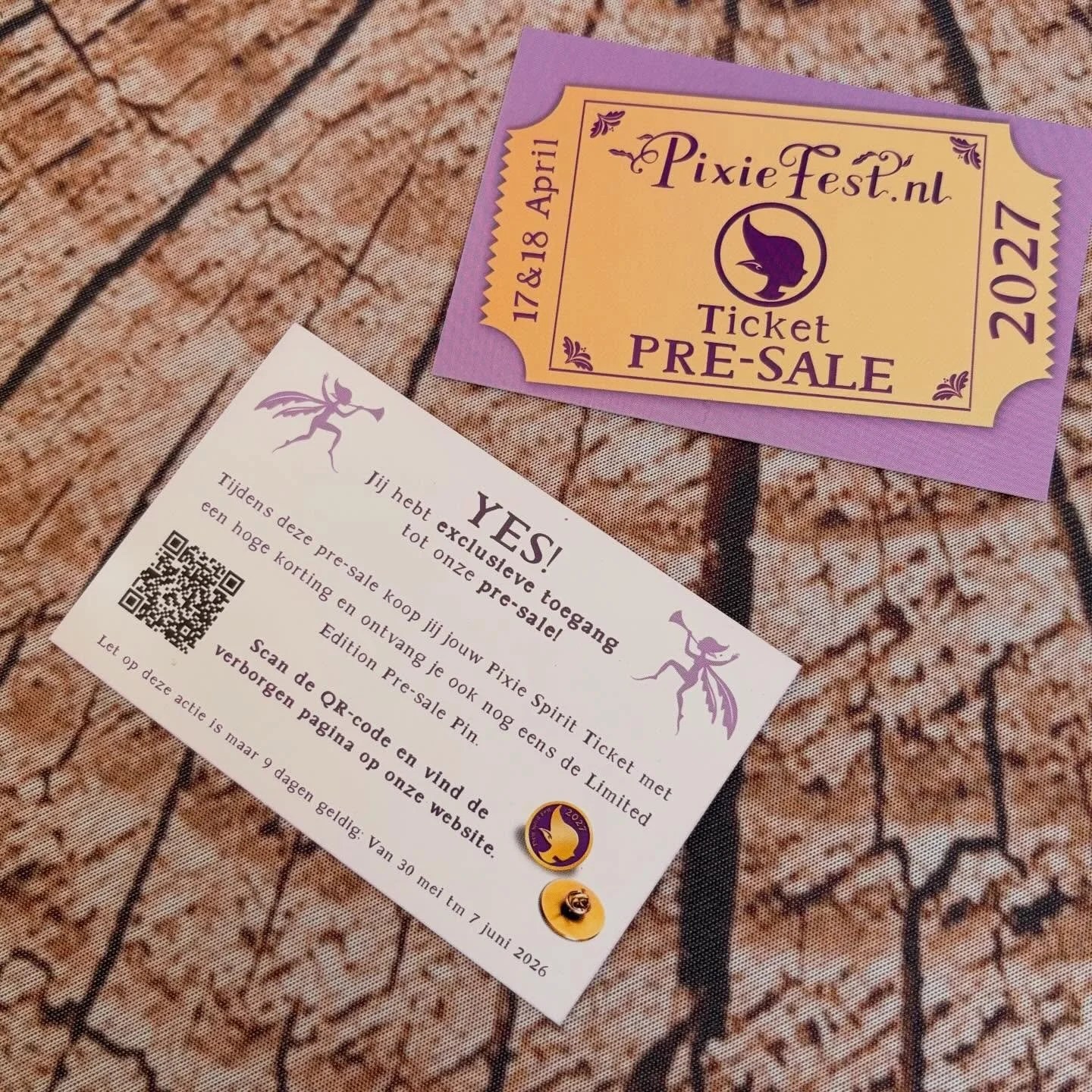 Yes de pixie spirit pre-sale is van start. Kom naar de pixie spirit stand op de marktstraat tijdens runeheim. En ontvang de exclusieve code naar onze pre-sale pagina!

Tijdens de pre-sale koop je jouw pixie spirit tickets met hoge korting. En dat is 