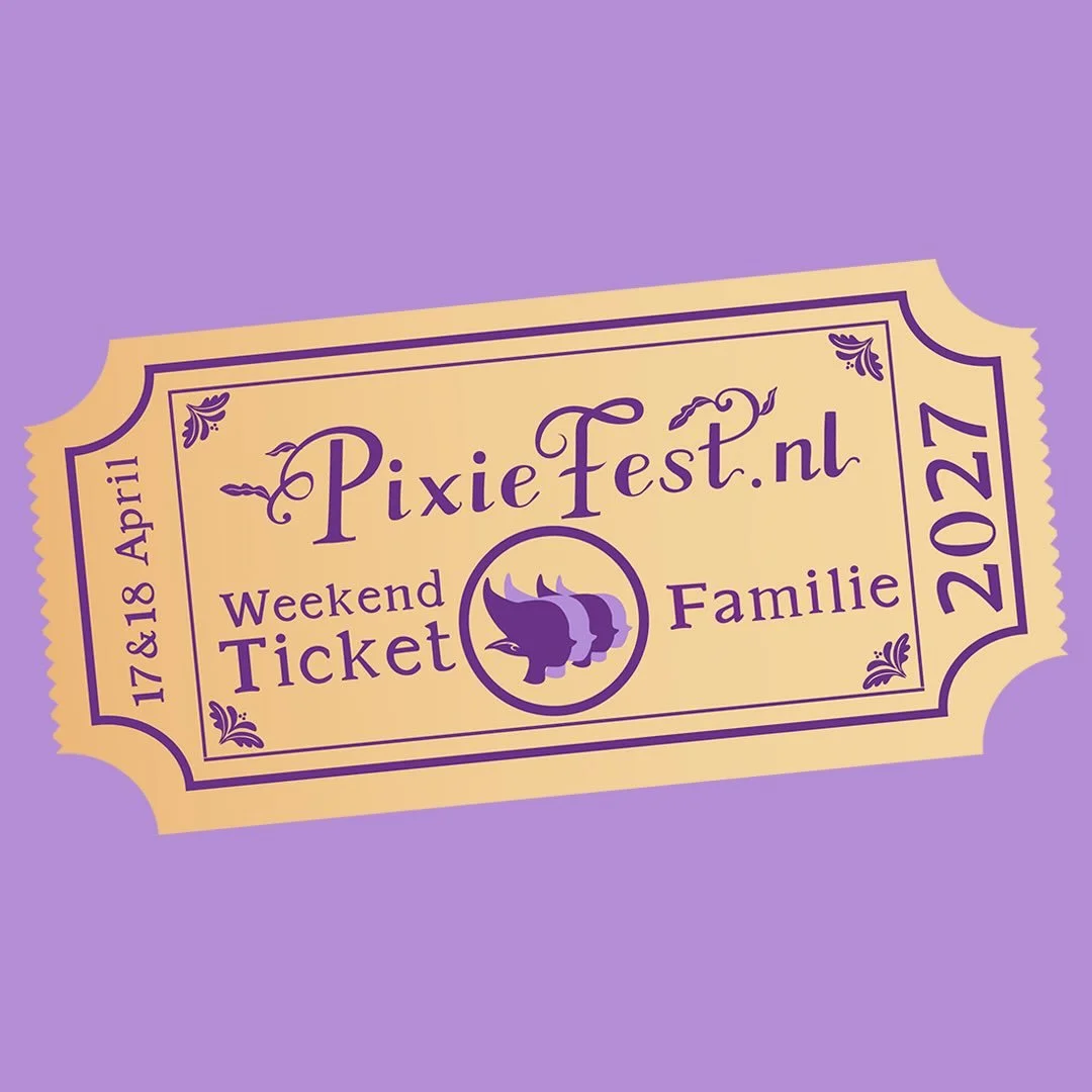 🧚🏻 De Pixie Spirit pre-sale is gestart! 🧚🏻

Scoor t/m 7 juni jouw tickets voor Pixie Spirit Fest op 17 &amp; 18 april 2027 met hoge kortingen!
Maar welke tickets bieden wij aan?

Alle tickets zijn te verkrijgen als dagticket voor alleen zaterdag 