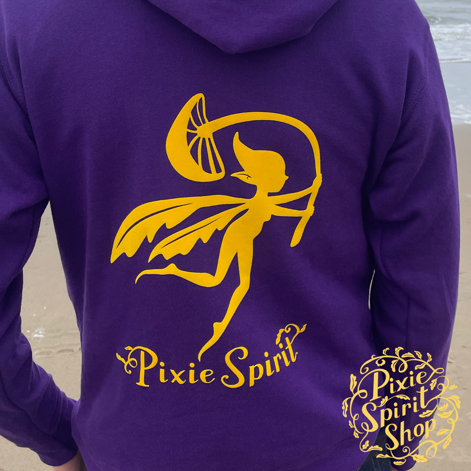 Copyright-Pixie-spirit-shop-hoodie-purple-Flying-pixie-back-2.png