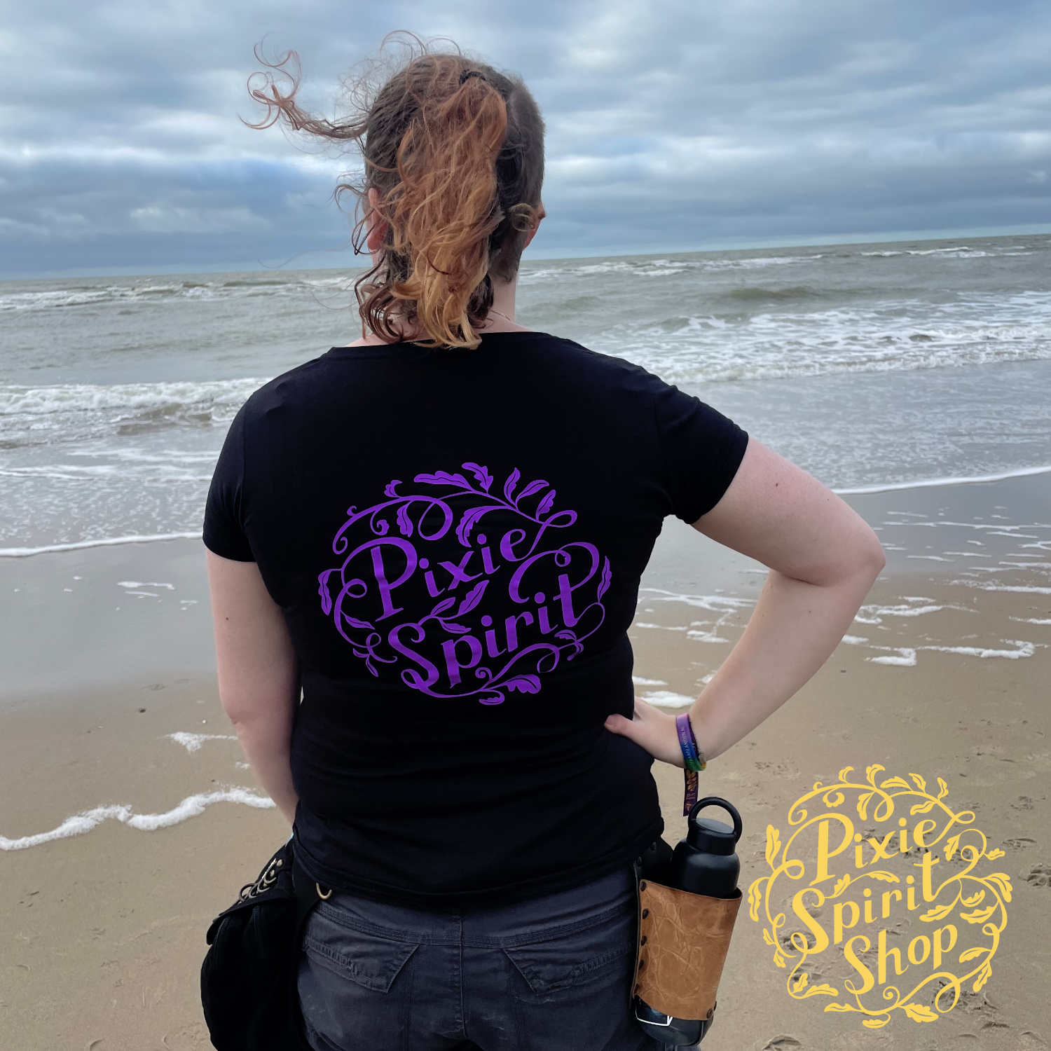 Copyright-Pixie-spirit-shop-T-shirt-women-Logo-purple-back.png