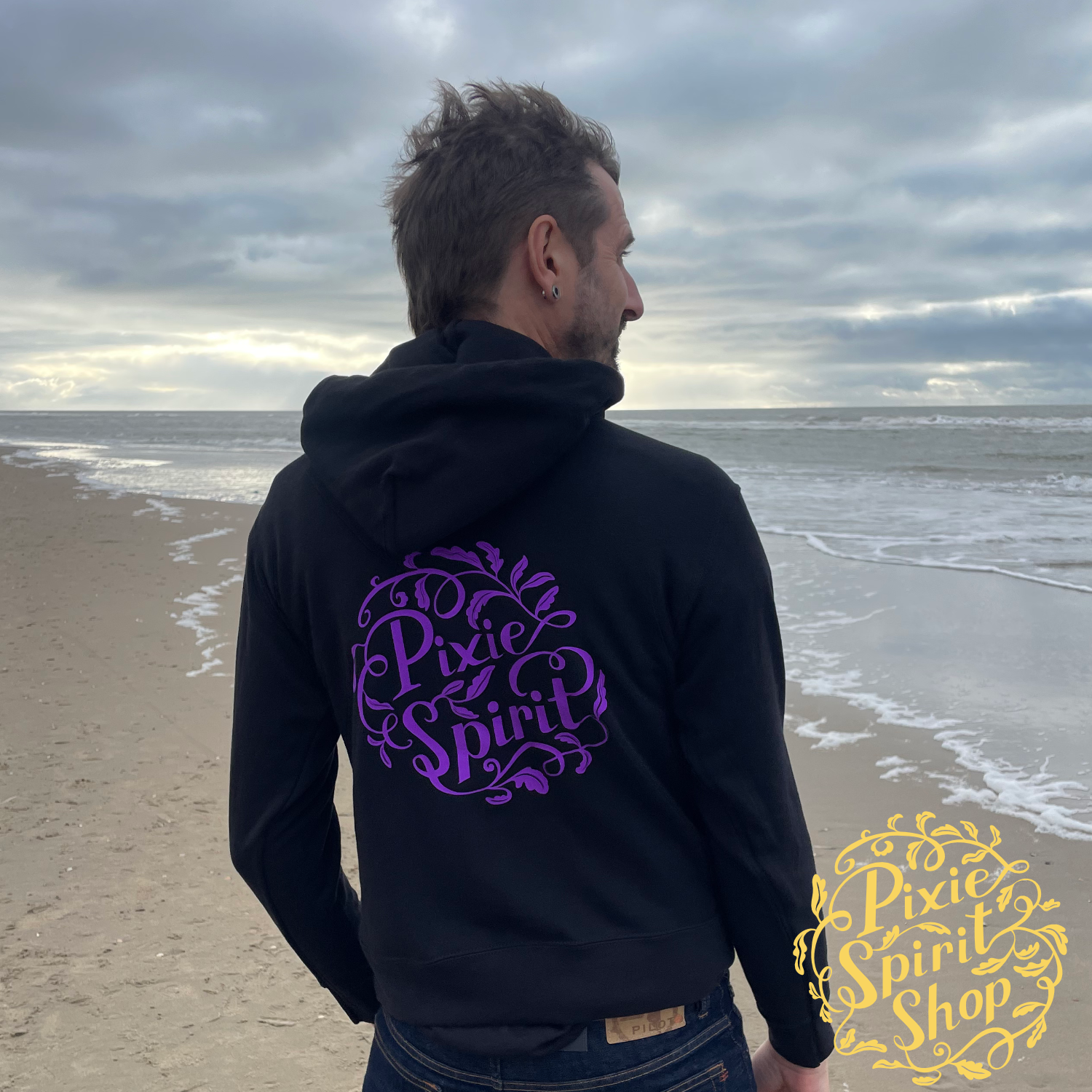 Copyright-Pixie-spirit-shop-hoodie-Black-Pixie-logo-purple-back.png