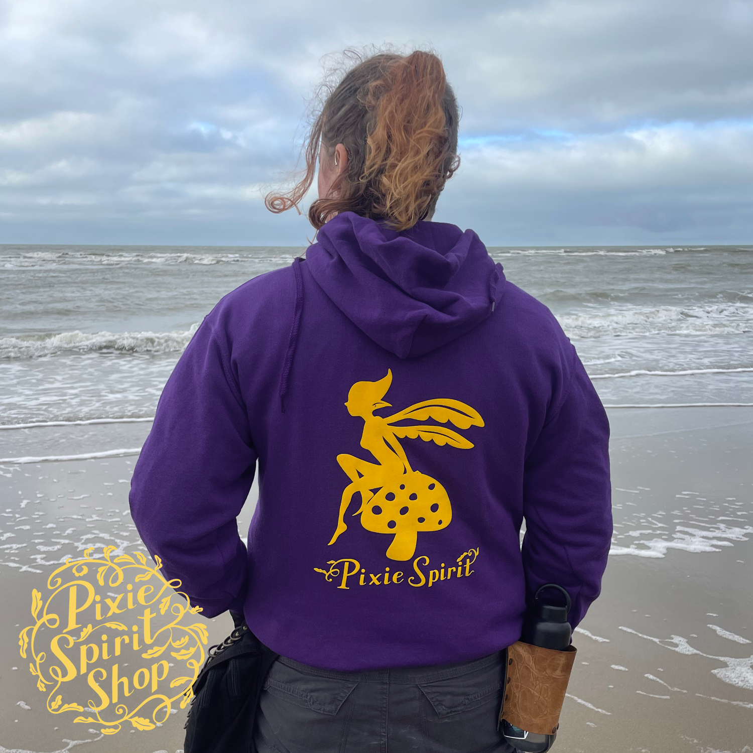 Copyright-Pixie-spirit-shop-hoodie-women-purple-pixie-on-mushroom-back.png