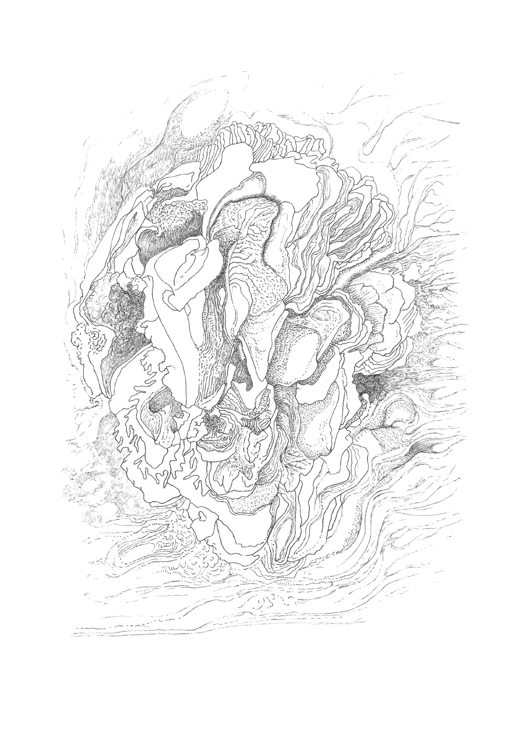 Mystery of Change, drawing 5 by Ivana Filkorová