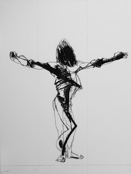 Untitled (2011), 240 x 180 cm, acrylic on canvas