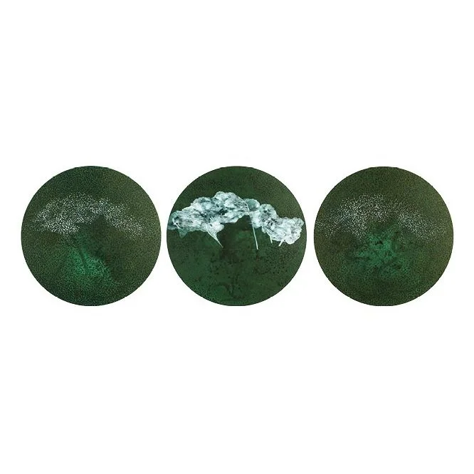The Same Landscape (2013), Triptych, Diameter, 140 cm, Acrylic on Canvas