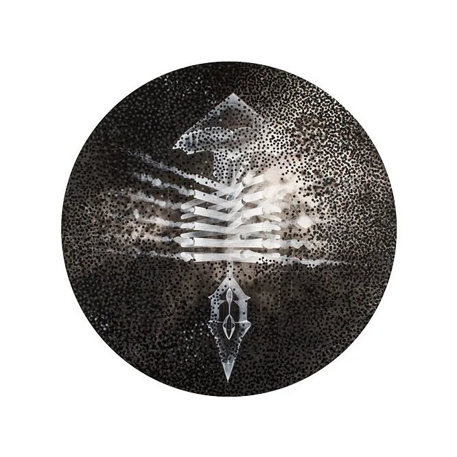 Drawing of an Illuminator (2013), Diameter, 170 cm, Acrylic on Canvas
