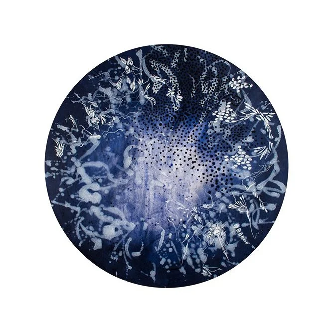 Continuous Feast (2014), Diameter, 170 cm, Acrylic on Canvas