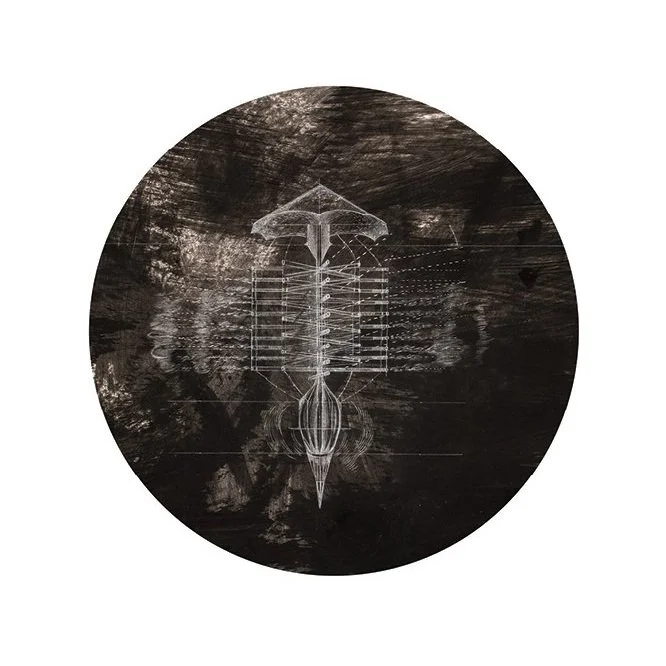 Untitled (2013), Diameter, 50cm, Mixed Media on CardBoard
