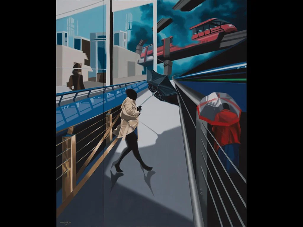 From the endless rush series (2014), 240 x 200 cm, Oil Color on Canvas
