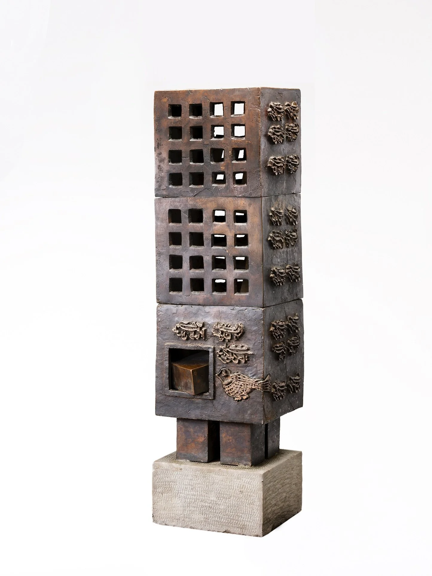 Monument for Heech (1972), Bronze, 84 x 22.5 x 22.5 cm