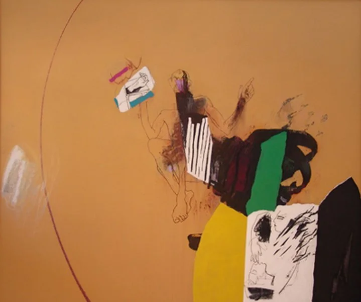 Untitled (2007), 210 x 175 cm, acrylic on canvas