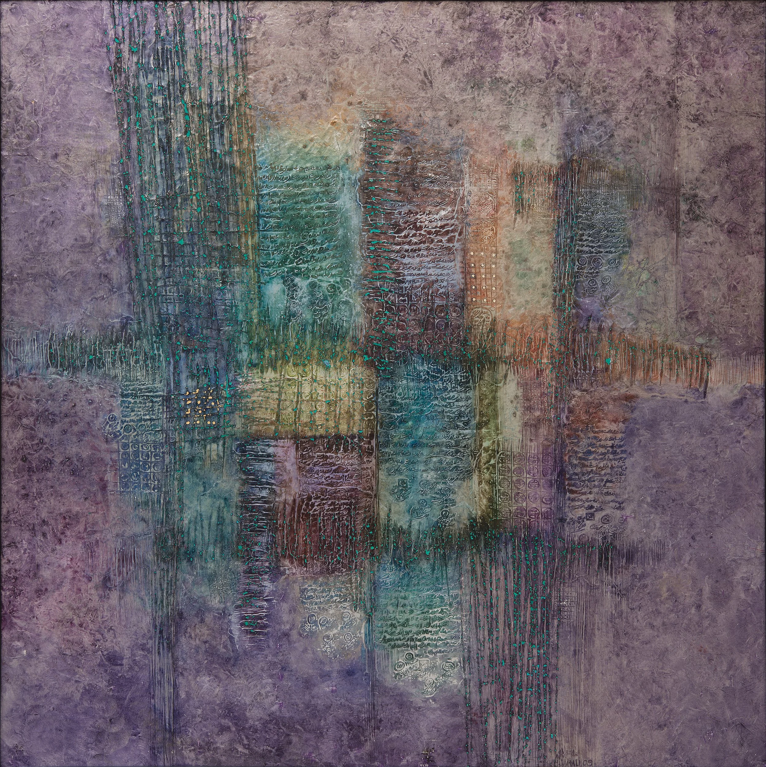Untitled (2008), 120x120 cm, Mixed Media
