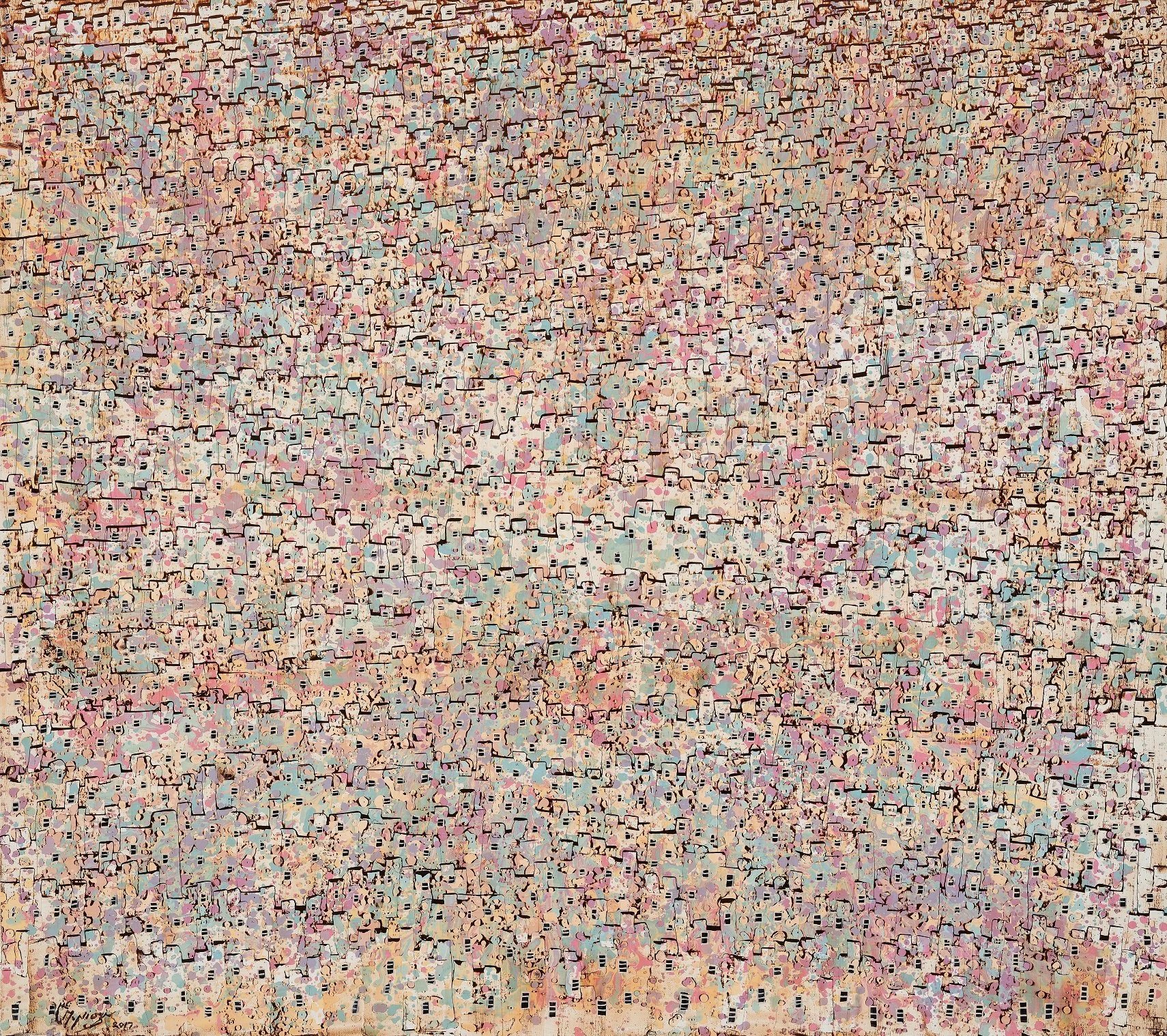 The Analysis of Masuleh (2017), 160x180 cm, Oil on Canvas