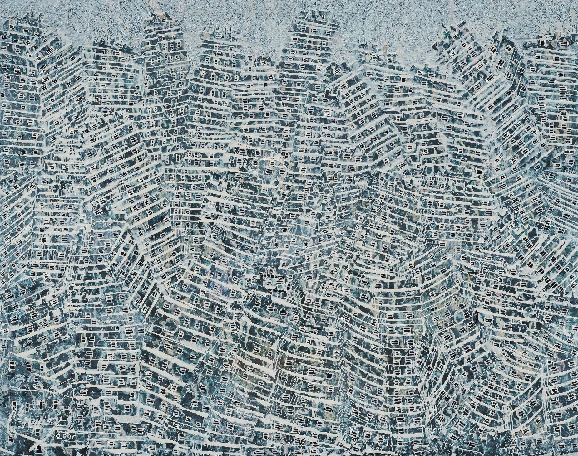 From the Future Serise (2000), 60x74 cm, Oil on Zinc Paper