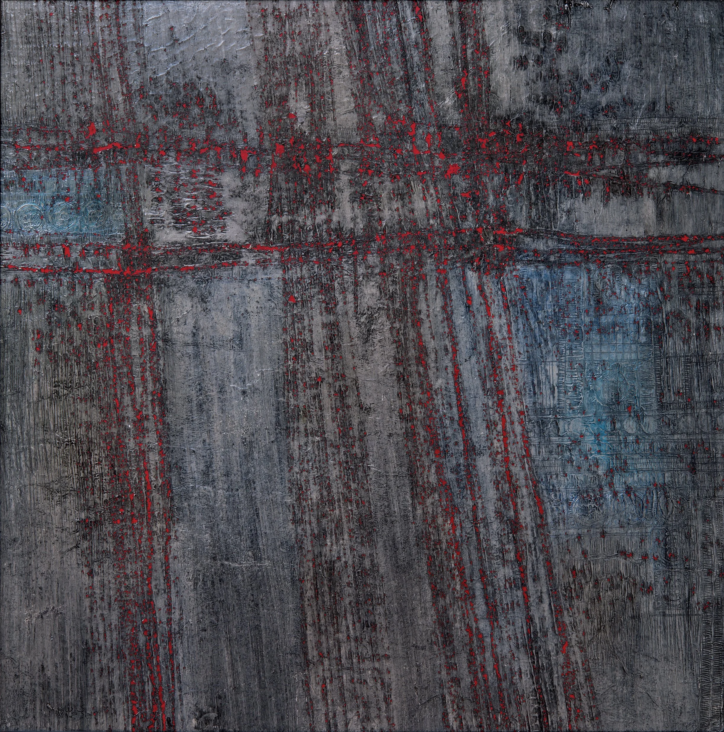 Untitled (2004), 100x100 cm, Mixed Media