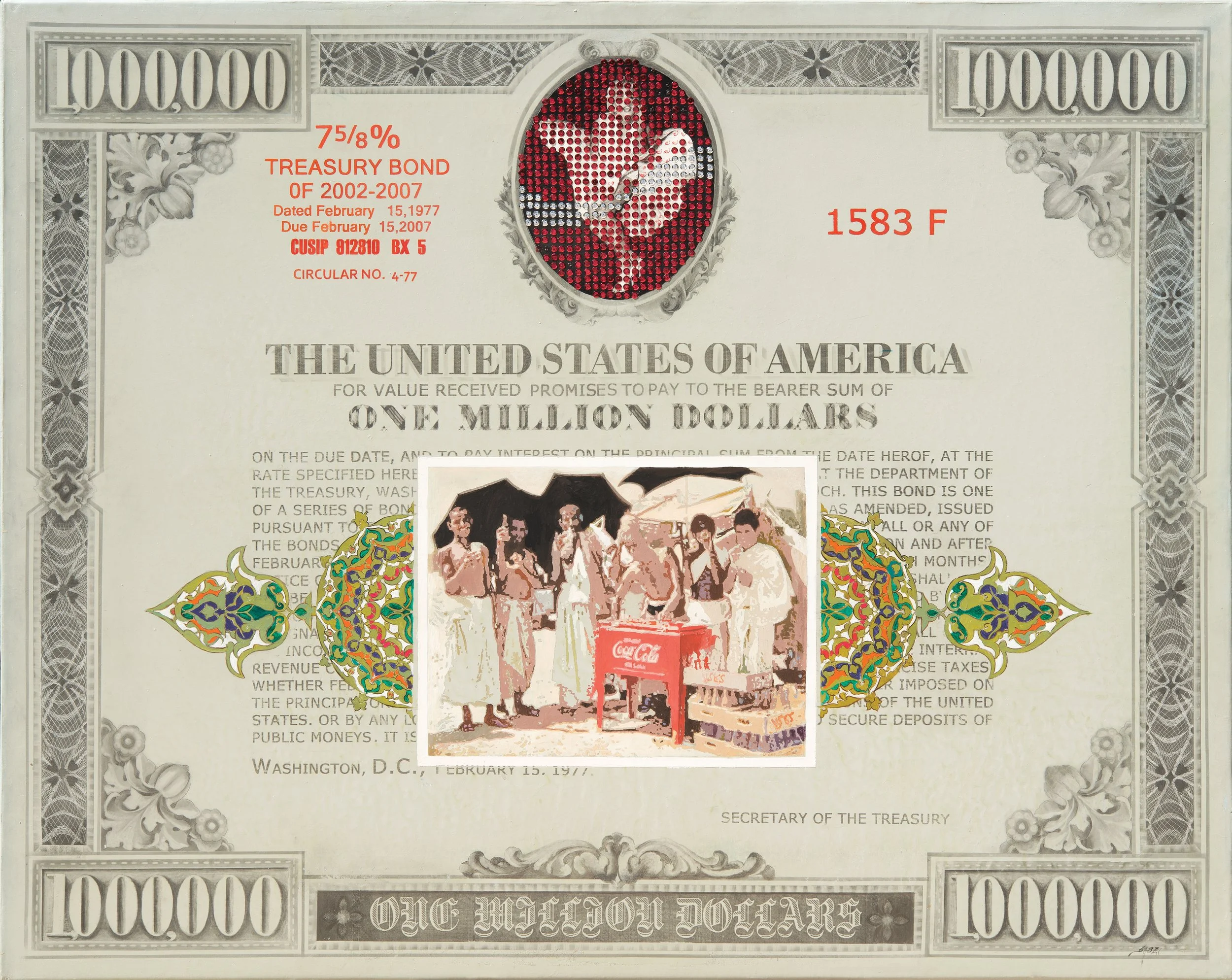 American Magic (2011), 122 x 153 cm, Acrylic, Gouache and pencil on Canvas