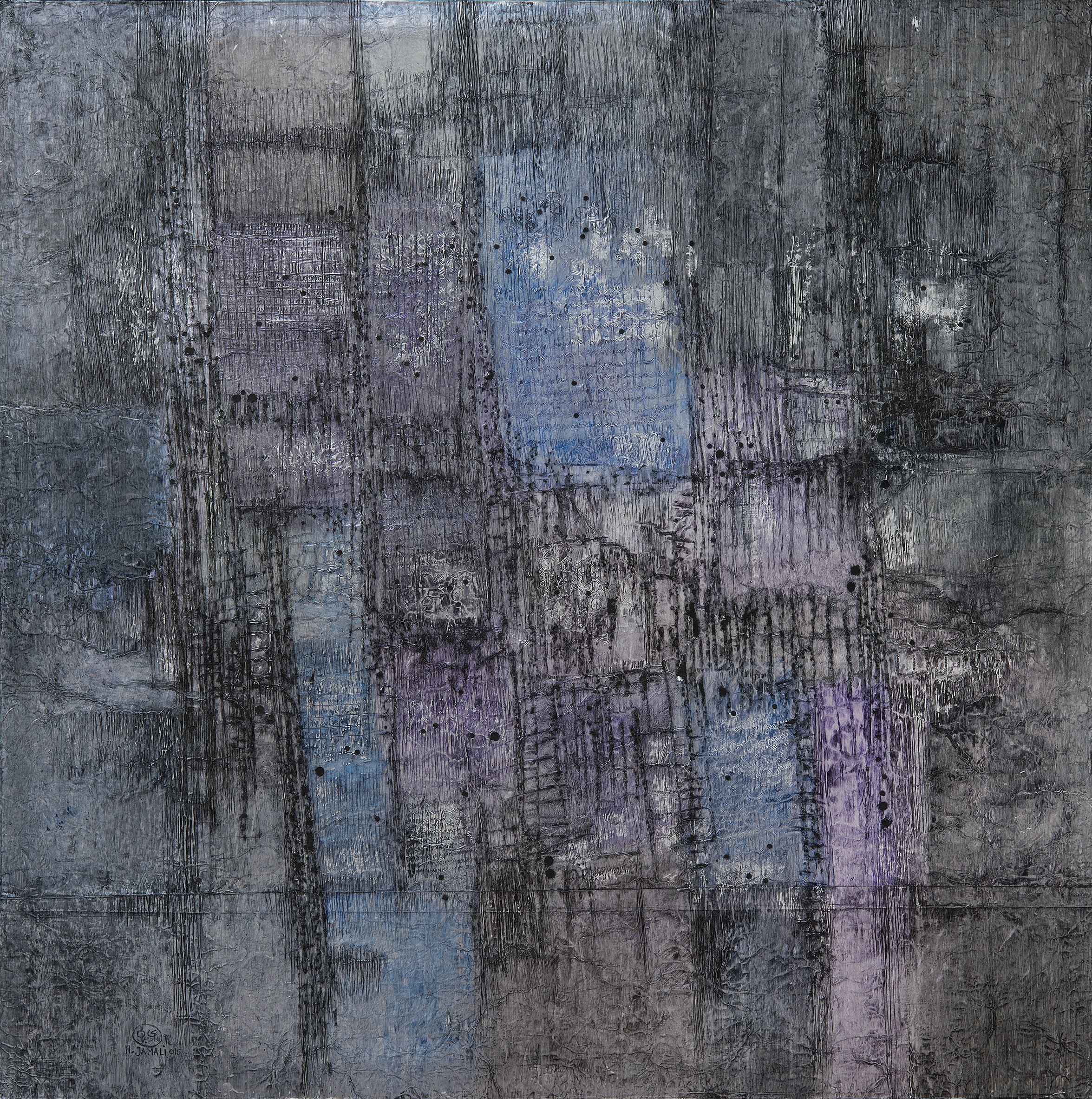 Untitled (2014), 120x120 cm, Mixed Media