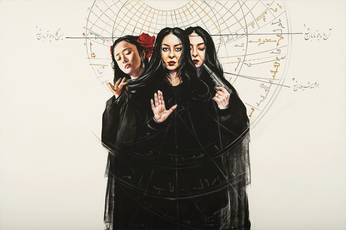 Lover And Peace (2011), 100x150 cm, Oil On Canvas