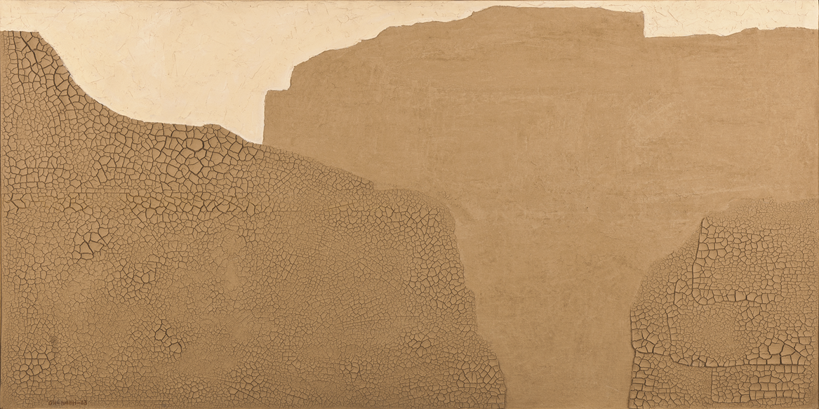 An Inpasse For the wind (2003), 140 x 70 cm, Mixed Media