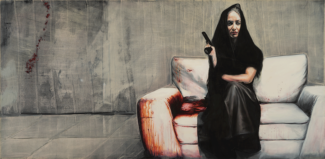 Untitled (2009), 95x195 cm, Oil On Canvas