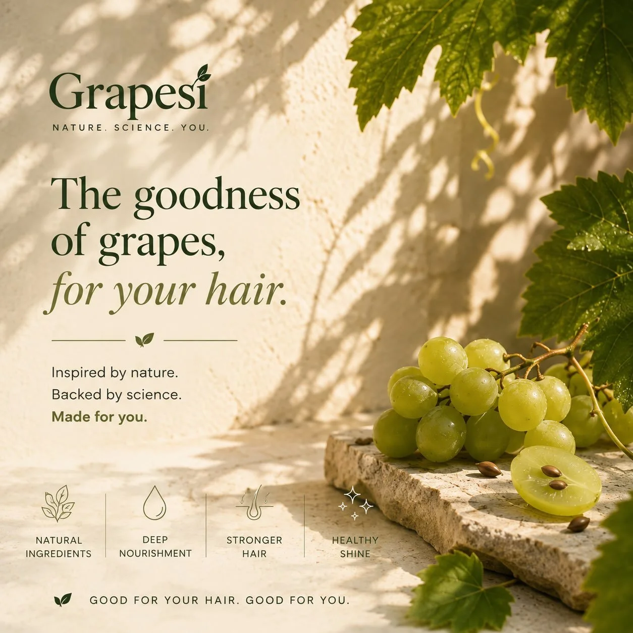The goodness of grapes, for your hair&hellip;. 

#GrapeSi #comingsoon #luxuryhaircare #grapes #hairoil