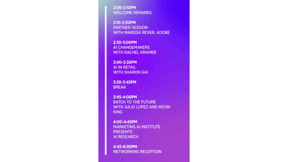 AI Bootcamp Agenda