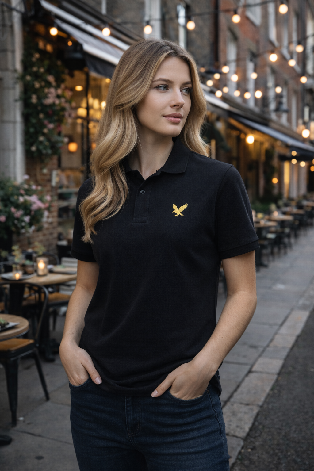Casa Monti Archive - Polo Shirt Schwarz