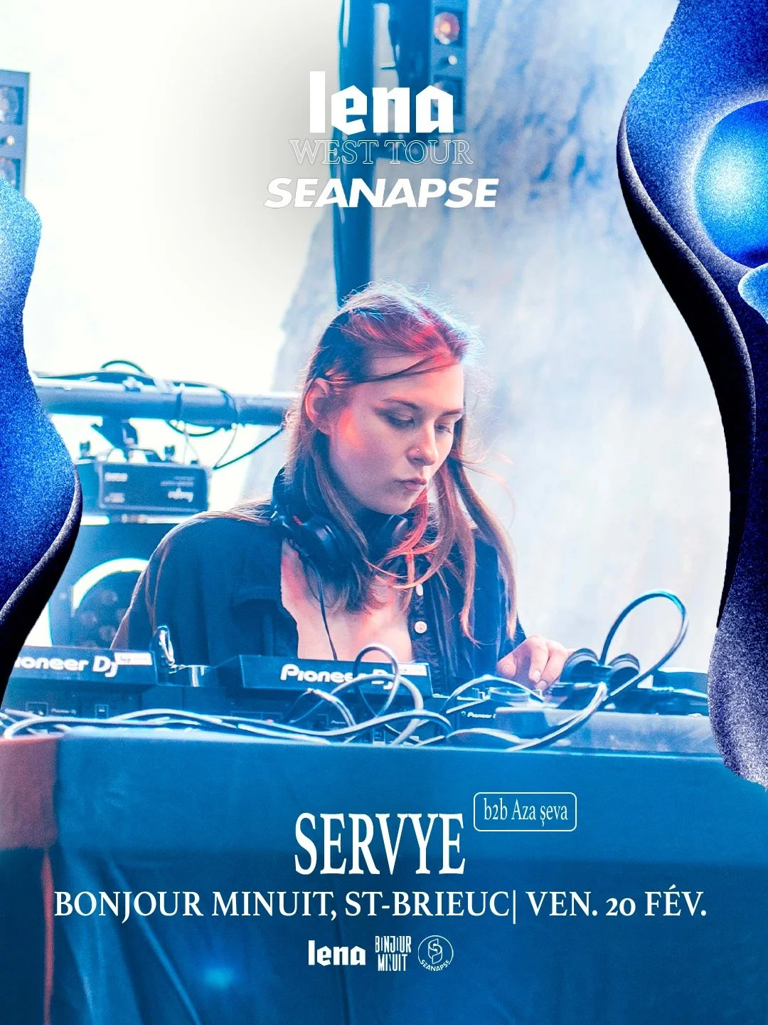 😎 Nos deux associations collaborent pour vous partager nos univers, @aza_seva &amp; @itsnotservye s&rsquo;occuperont de lancer les hostilit&eacute;s avec un b2b in&eacute;dit 👀

📅 Vendredi 20 F&eacute;vrier 
⏰ 21h00 - 4h00
📍Bonjour Minuit - Saint