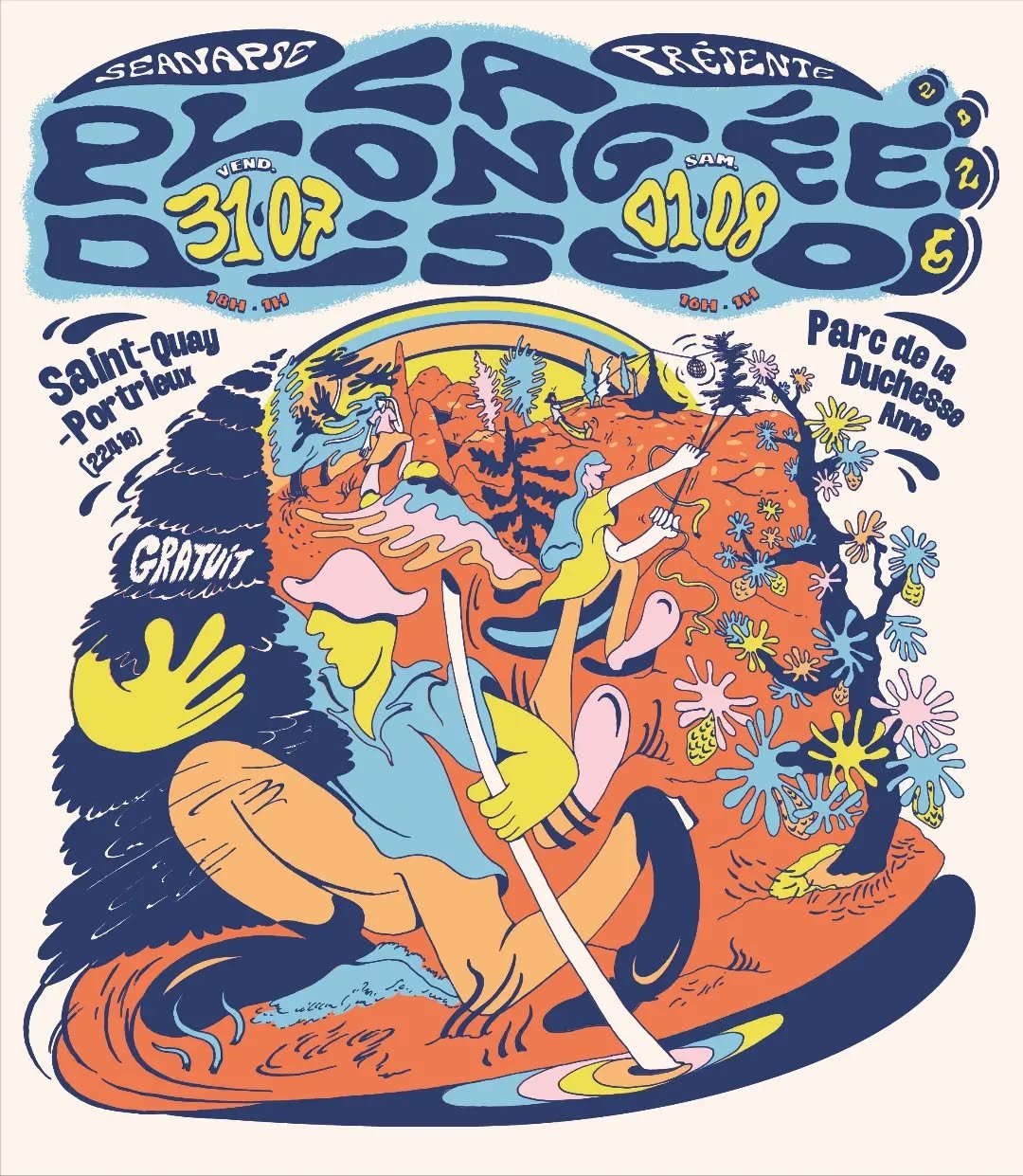 ✨ 𝗟𝗔 𝗣𝗟𝗢𝗡𝗚𝗘́𝗘 𝗗𝗜𝗦𝗖𝗢 𝟮𝟬𝟮𝟲 ✨

2 nuits, 1 parc et z&eacute;ro excuse pour ne pas venir faire la f&ecirc;te avec nous 😉
Le Parc de la Duchesse Anne &agrave; Saint-Quay-Portrieux se transforme en piste de danse &agrave; ciel ouvert !

D