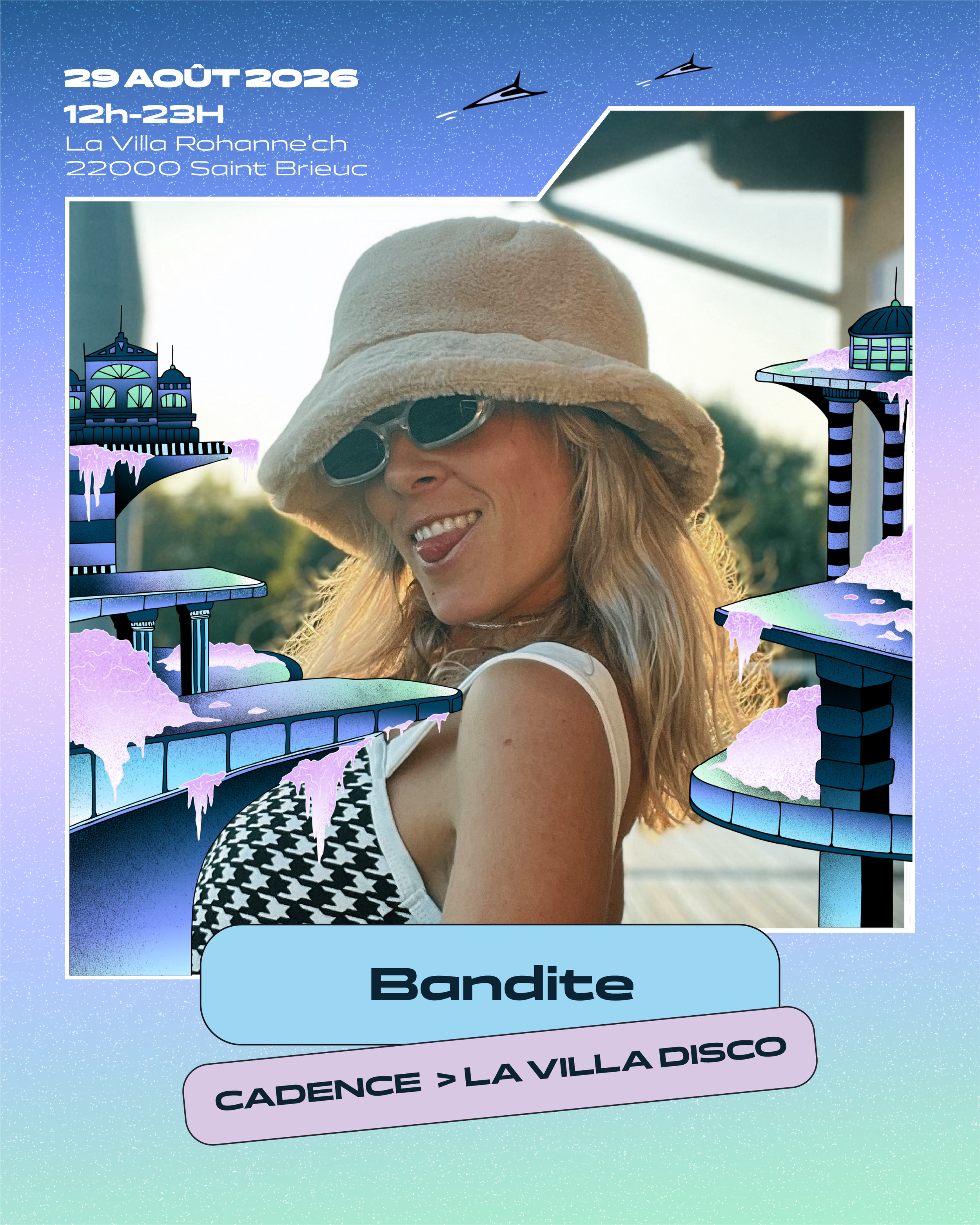 Photo du DJ BANDITE, programmation de la Villa Disco du Cadence Festival.