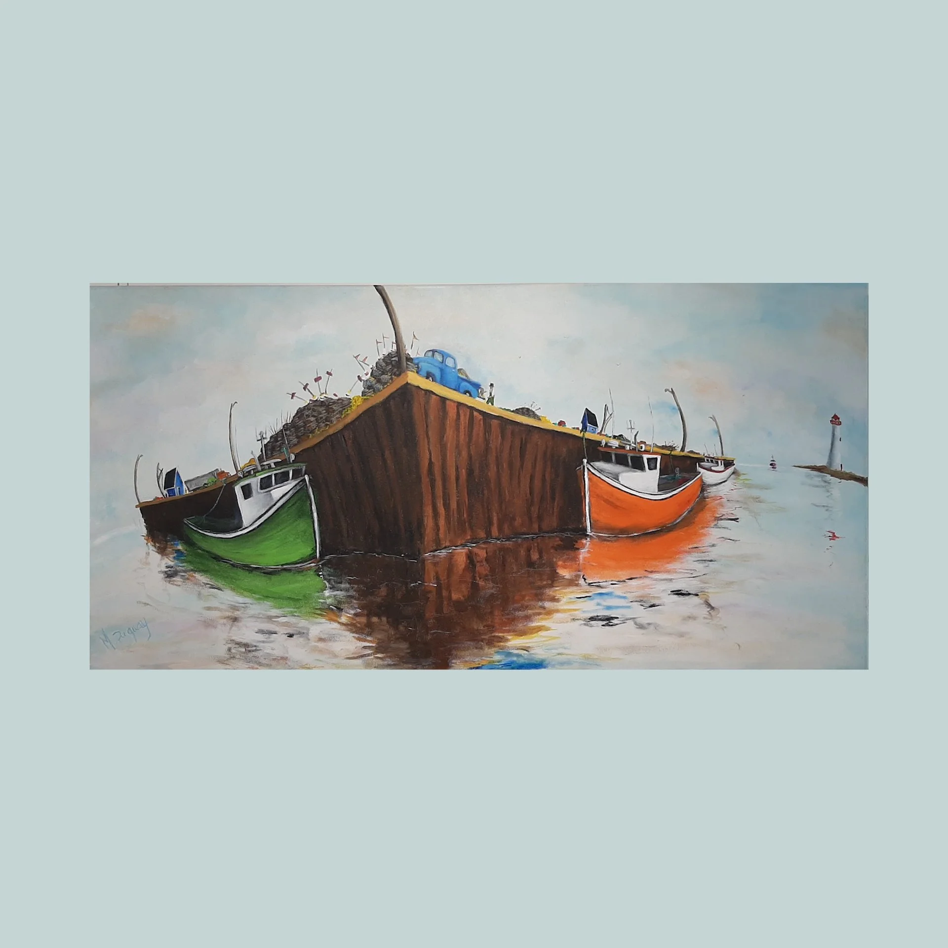 Être à quai