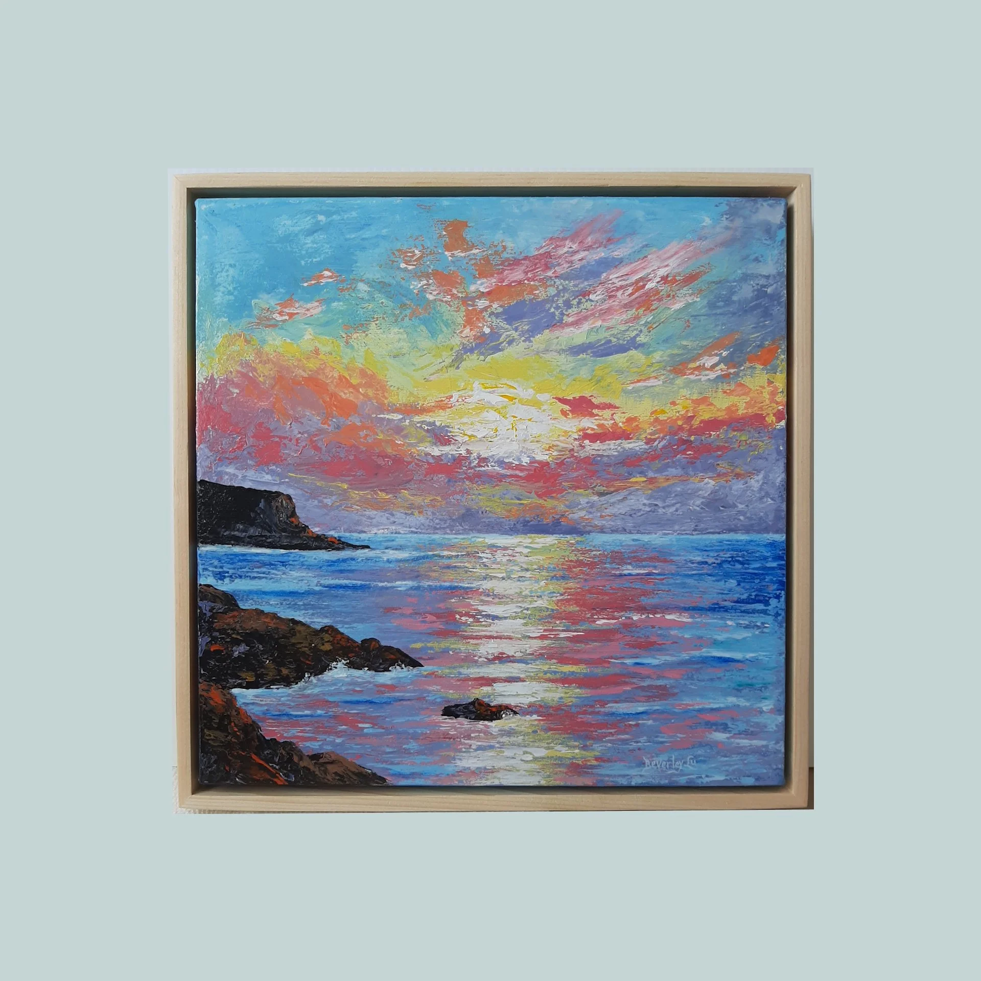 Sunset Seascape Abstract