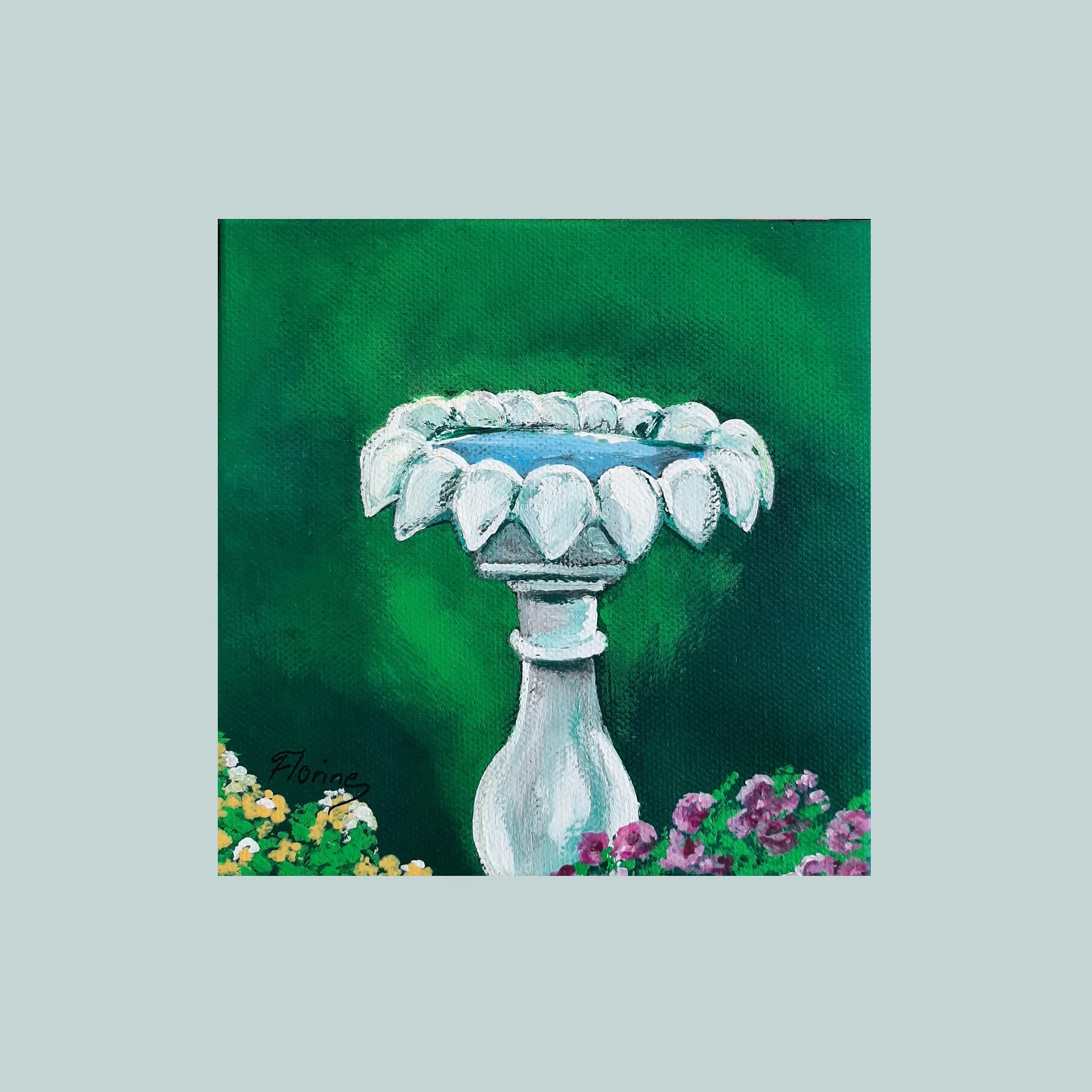 Victorian Birdbath